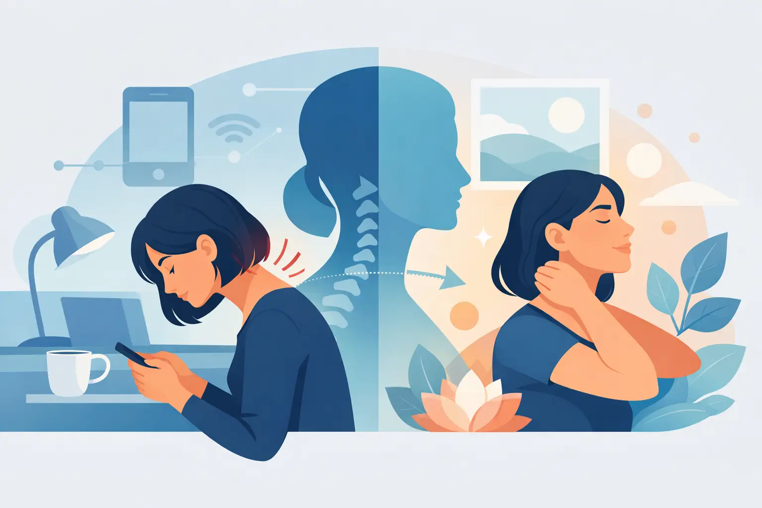 How to Reduce Tech Neck and Ease Daily Pain
