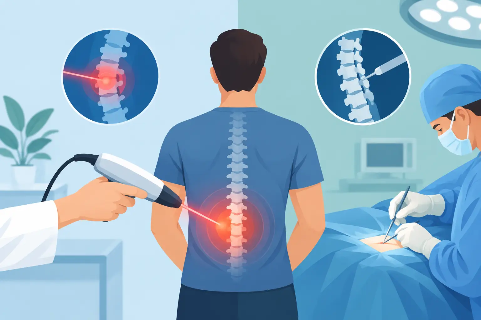 Laser Versus Surgery for Chronic Pain Relief